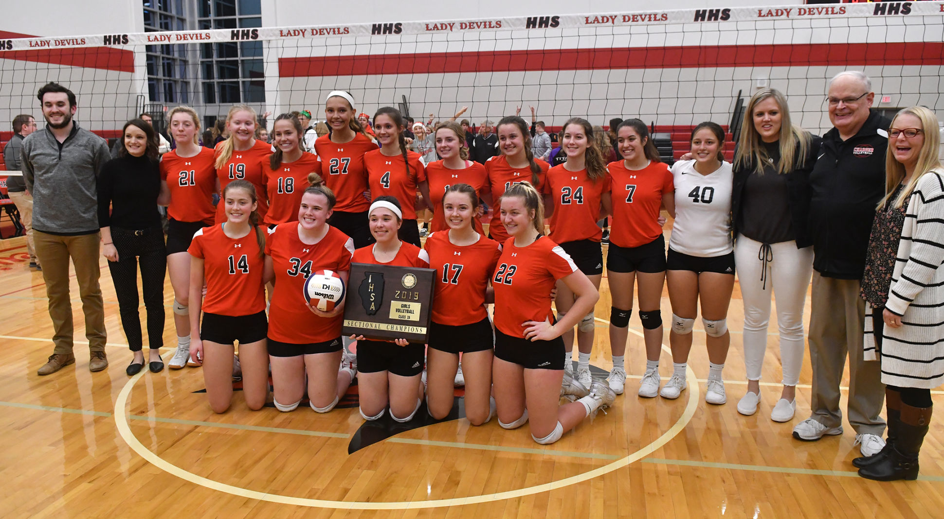 Orion vs El Paso Sectional volleyball tournament